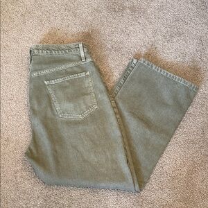 Frame Le Jane Crop Jeans in Stoned Moss